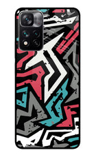 Geometric Graffiti Redmi Note 13 Pro 5G Glass Case