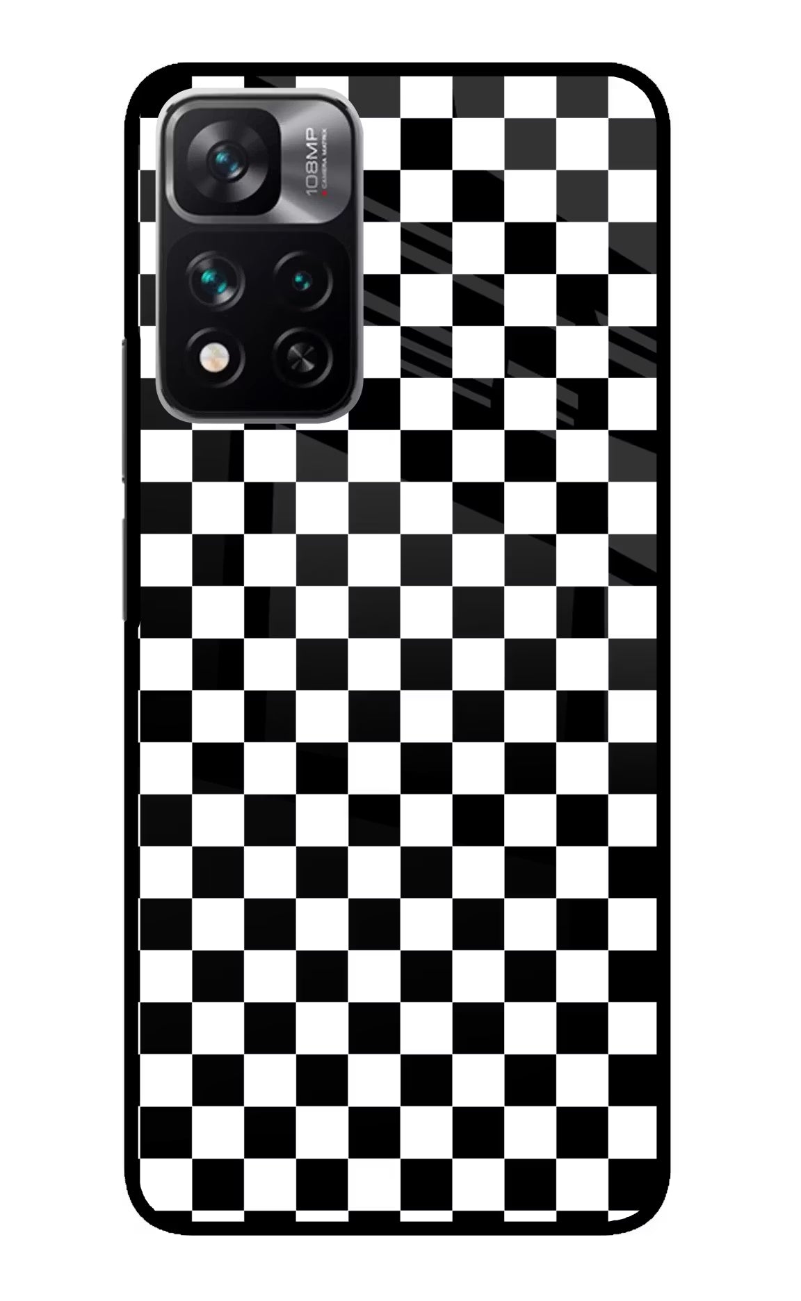 Chess Board Redmi Note 13 Pro 5G Glass Case Back Cover by Casekaro