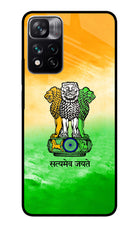 Satyamev Jayate Flag Redmi Note 13 Pro 5G Glass Case