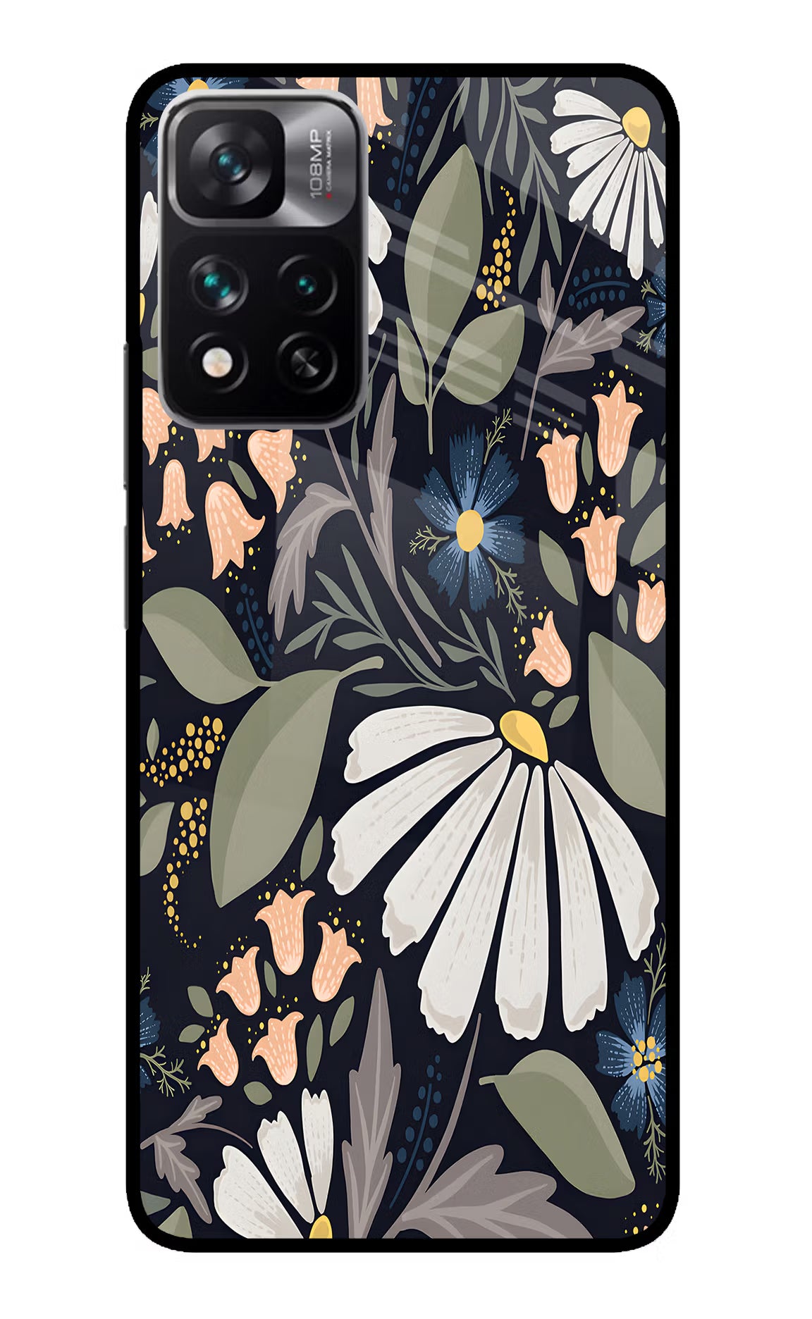 Flowers Art Redmi Note 13 Pro 5G Glass Case
