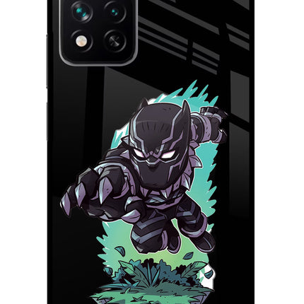 Black Panther Redmi Note 13 Pro 5G Glass Case Back Cover by Casekaro