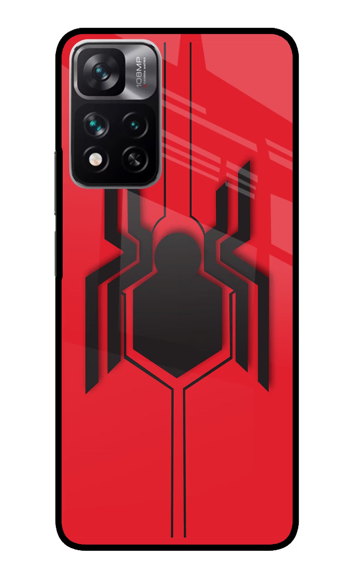 Spider Redmi Note 13 Pro 5G Glass Case Back Cover by Casekaro