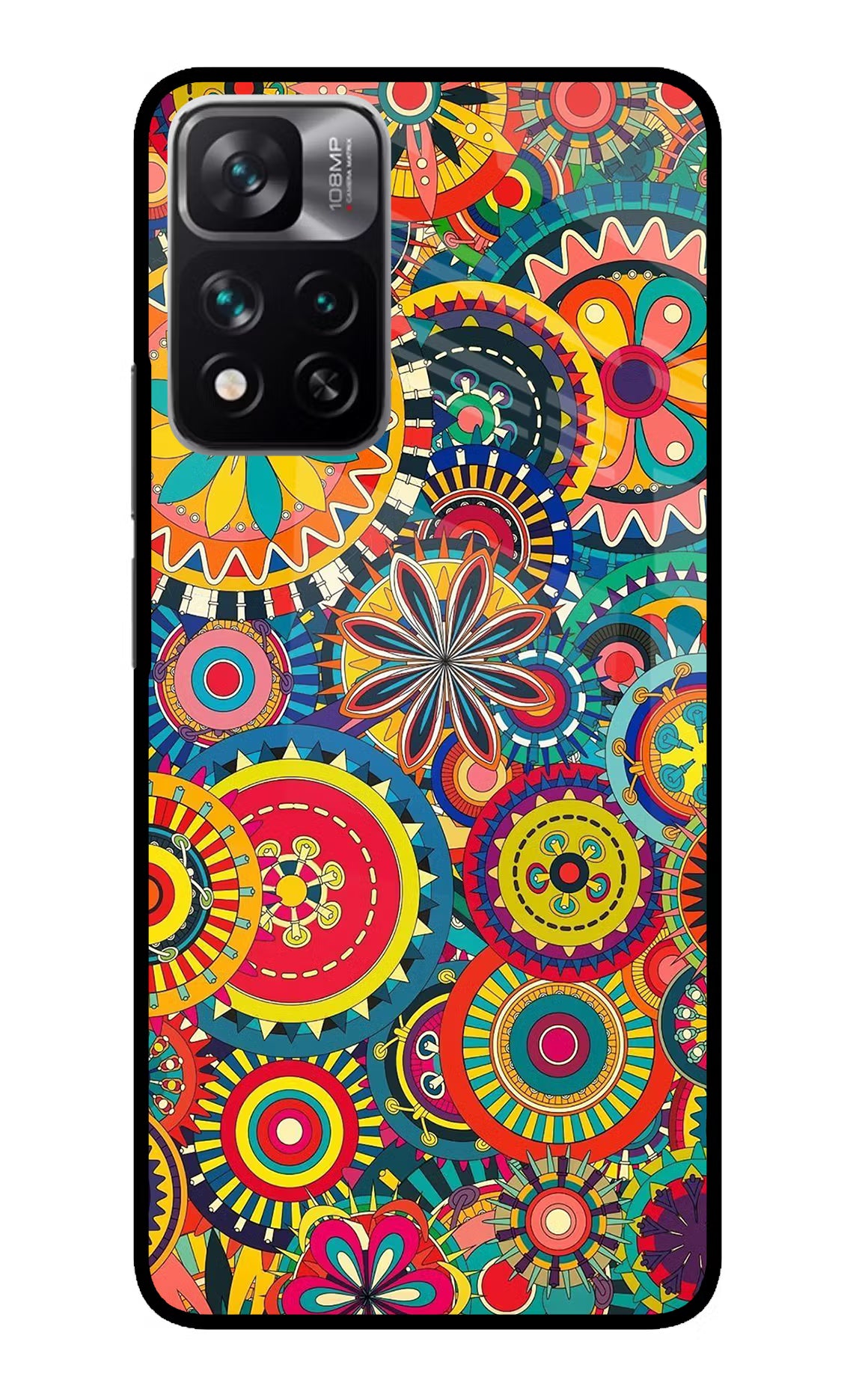 Gol Gol Art Redmi Note 13 Pro 5G Glass Case Back Cover by Casekaro