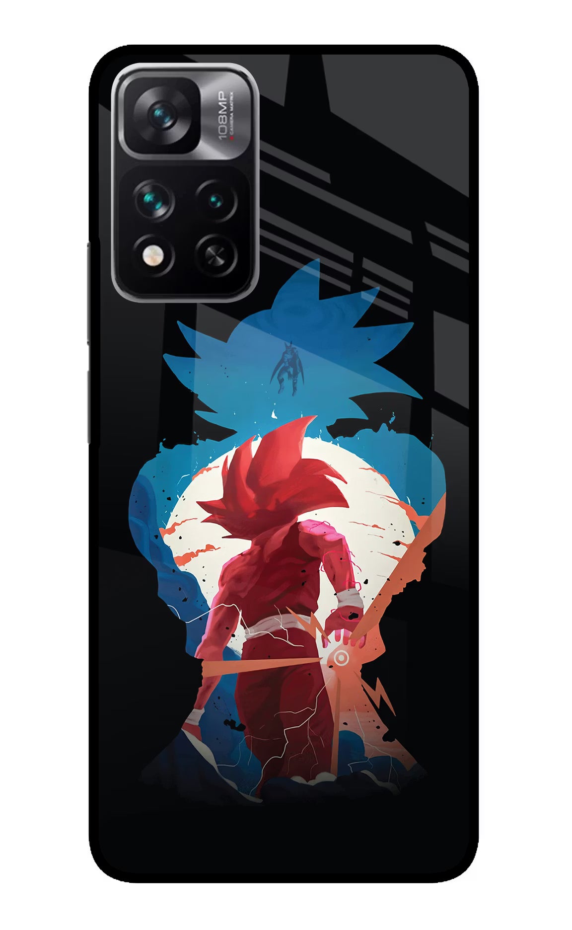 Goku Redmi Note 13 Pro 5G Glass Case Back Cover by Casekaro