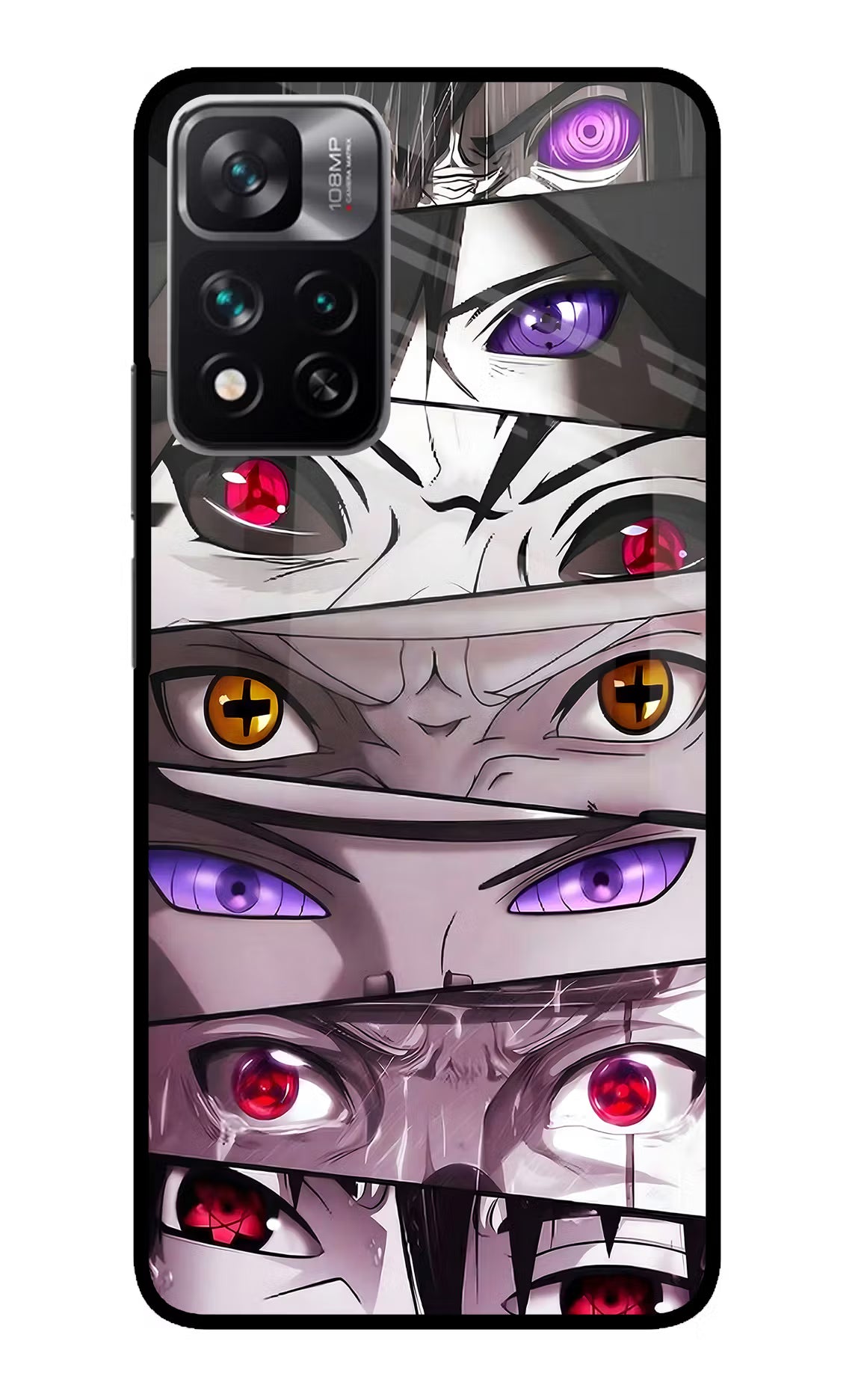 Naruto Anime Redmi Note 13 Pro 5G Glass Case Back Cover by Casekaro