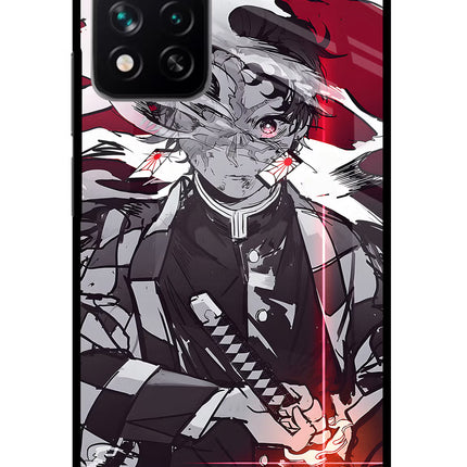 Demon Slayer Redmi Note 13 Pro 5G Glass Case Back Cover by Casekaro