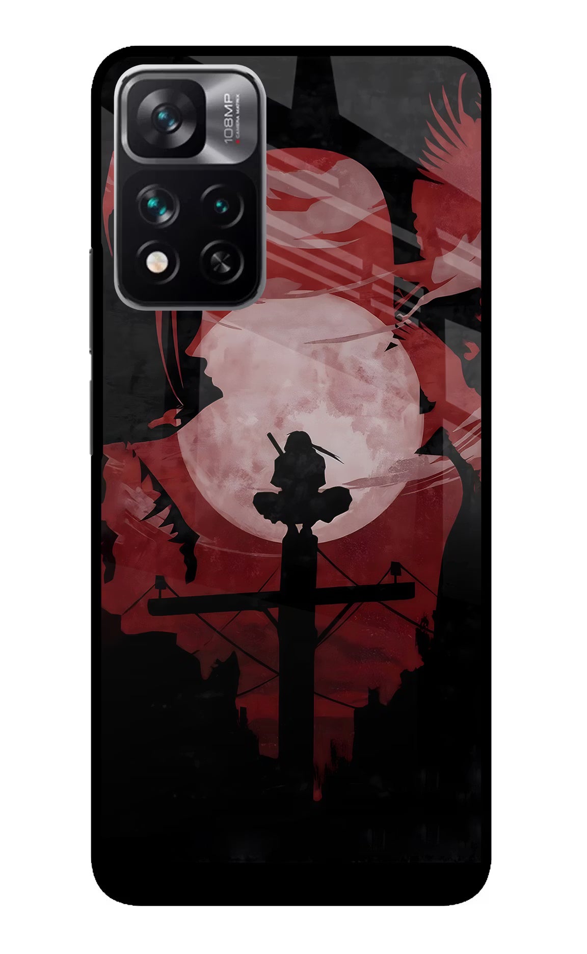 Naruto Anime Redmi Note 13 Pro 5G Glass Case Back Cover by Casekaro