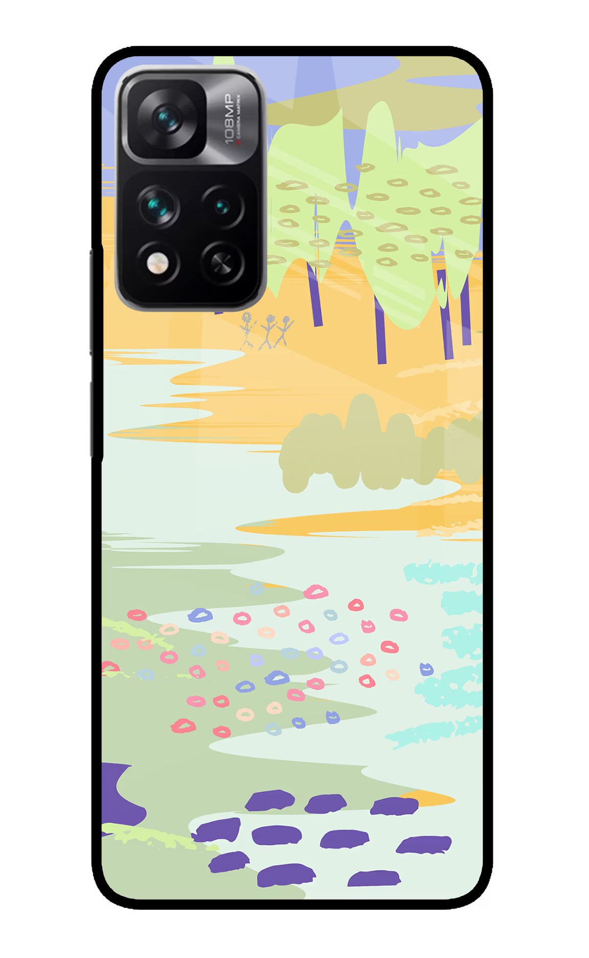 Scenery Redmi Note 13 Pro 5G Glass Case Back Cover by Casekaro