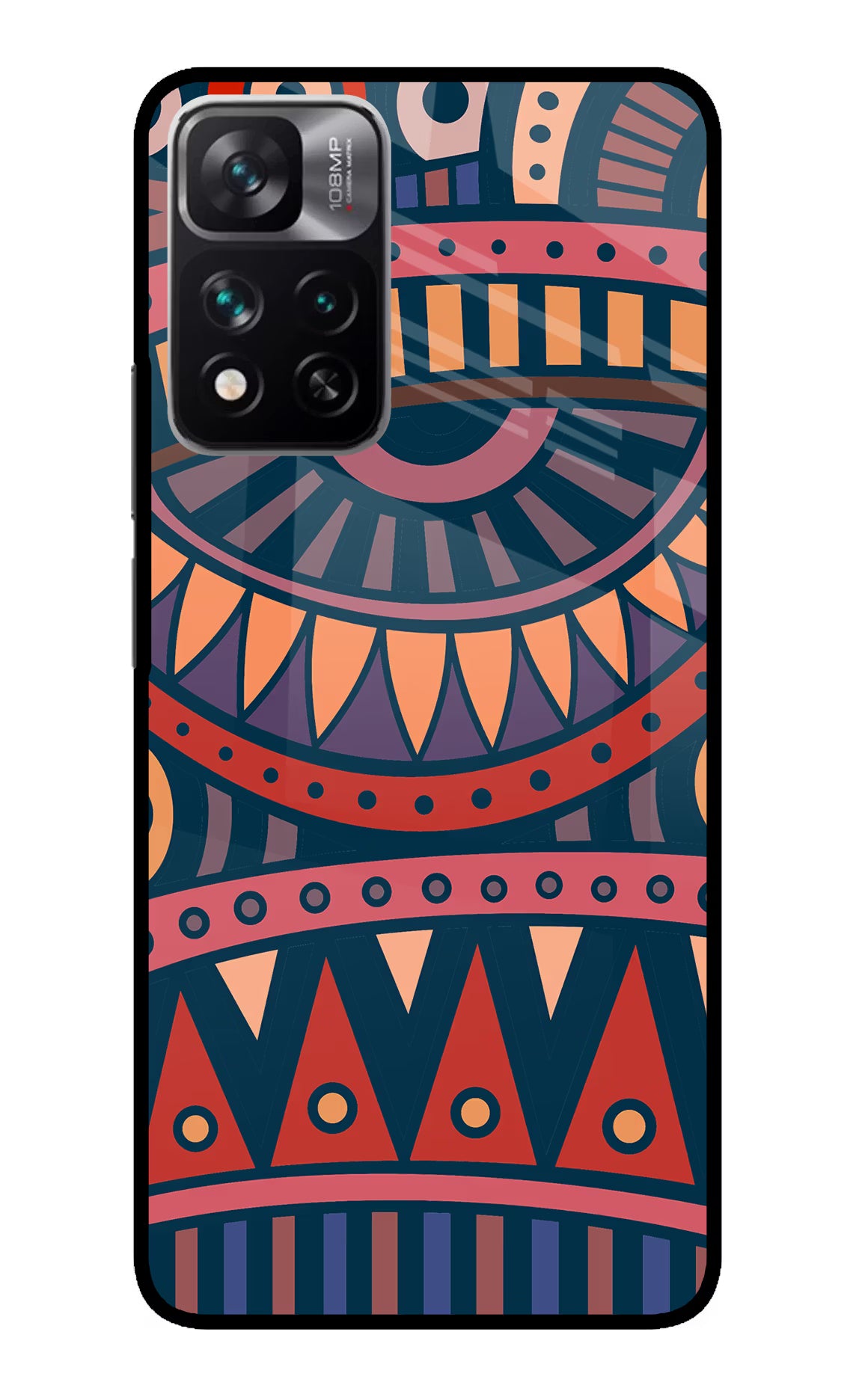 African Culture Design Redmi Note 13 Pro 5G Glass Case Back Cover by Casekaro