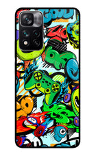 Game Doodle Redmi Note 13 Pro 5G Glass Case Back Cover by Casekaro