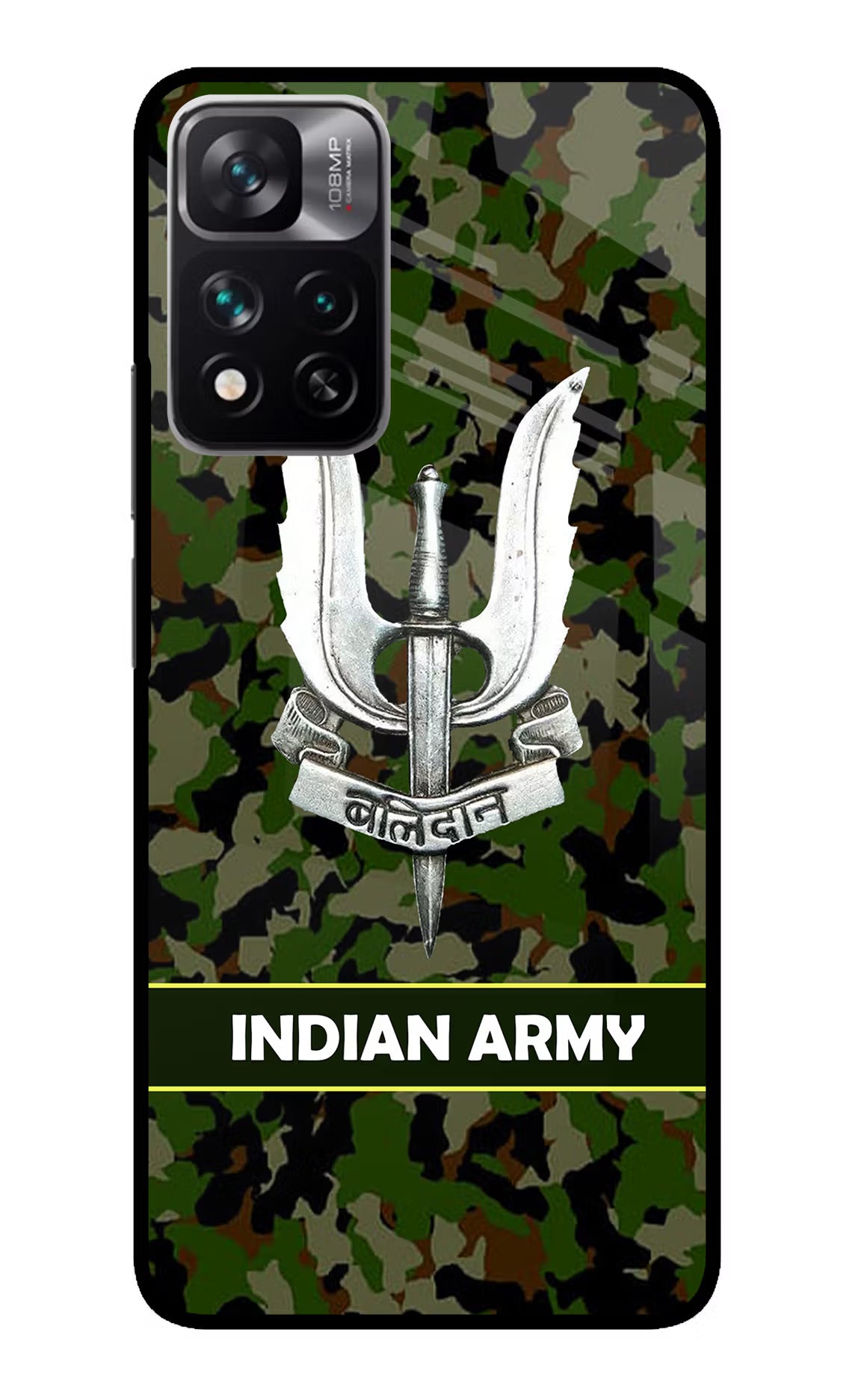 Balidan Indian Logo Redmi Note 13 Pro 5G Glass Case Back Cover by Casekaro
