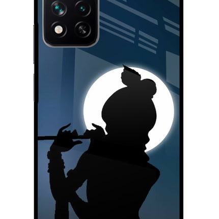 Shri Krishna Silhouette Redmi Note 13 Pro 5G Glass Case