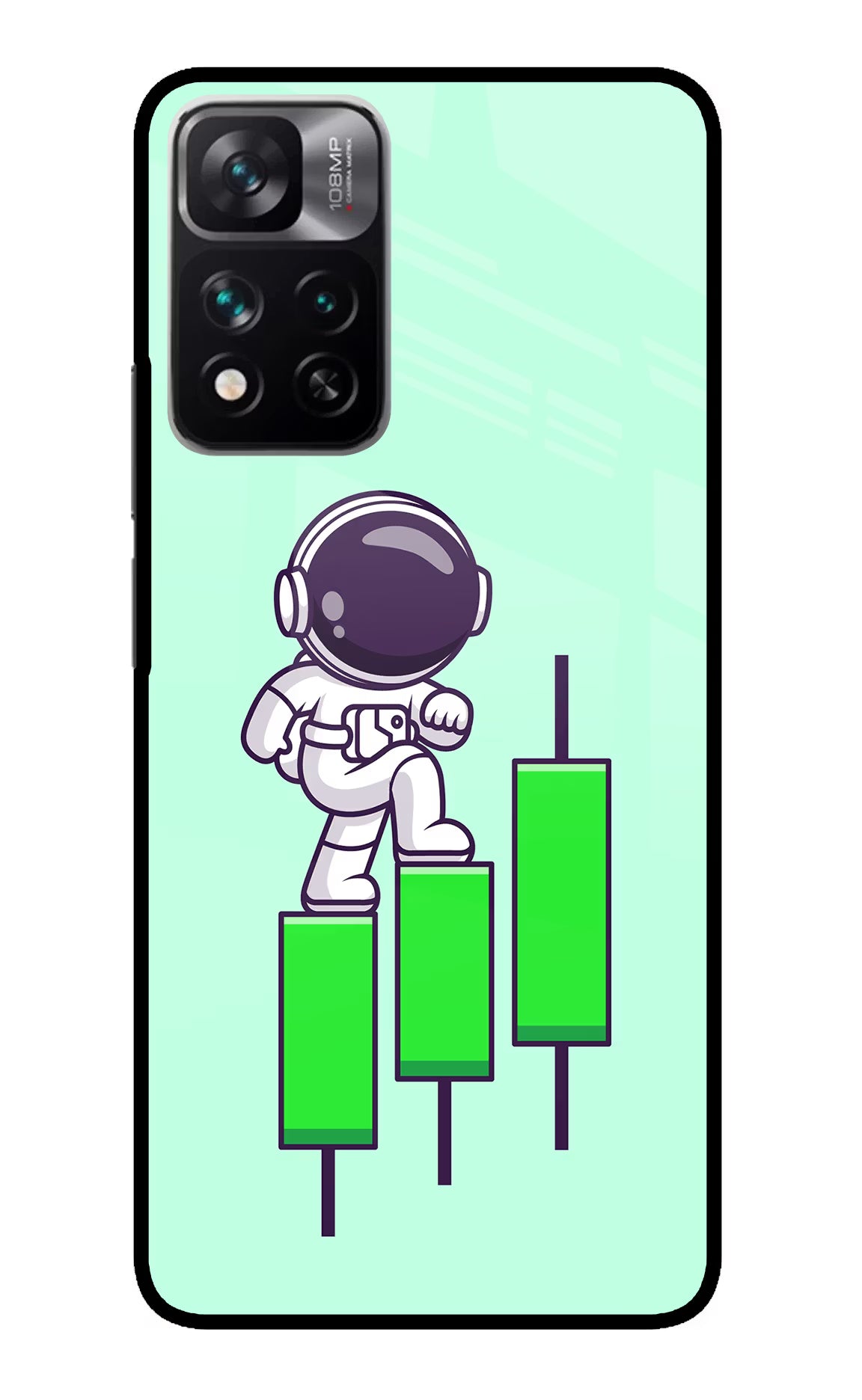 Astronaut Trader Redmi Note 13 Pro 5G Glass Case