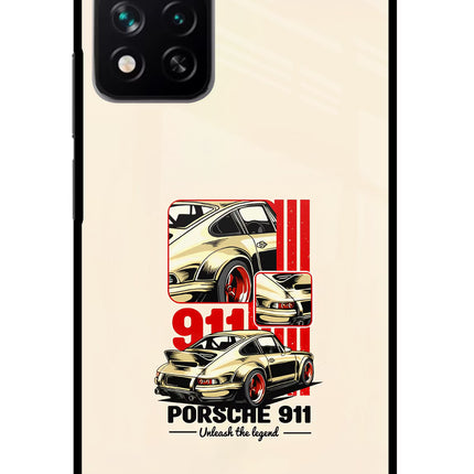 Classic Porsche 911 Redmi Note 13 Pro 5G Glass Case Back Cover by Casekaro