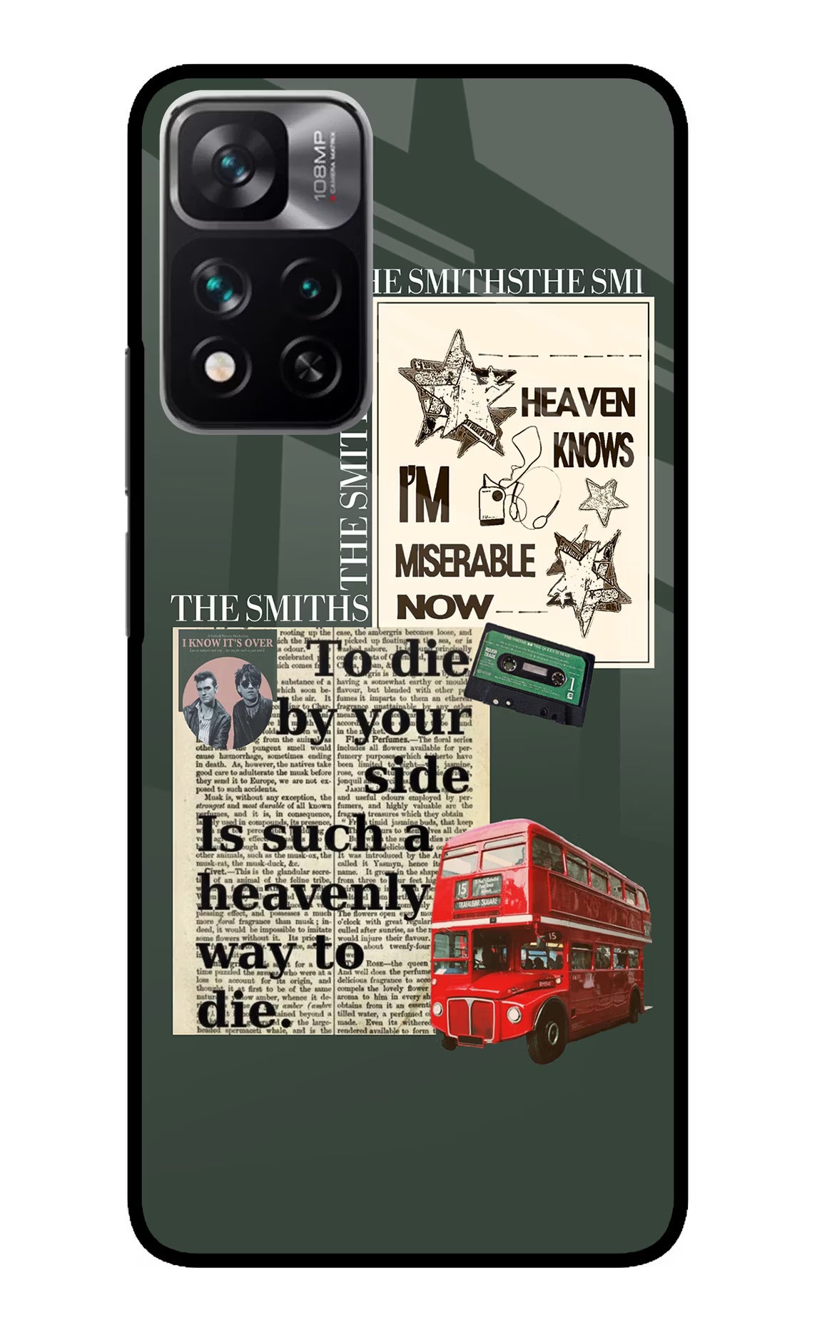 The Smiths Redmi Note 13 Pro 5G Glass Case Back Cover by Casekaro