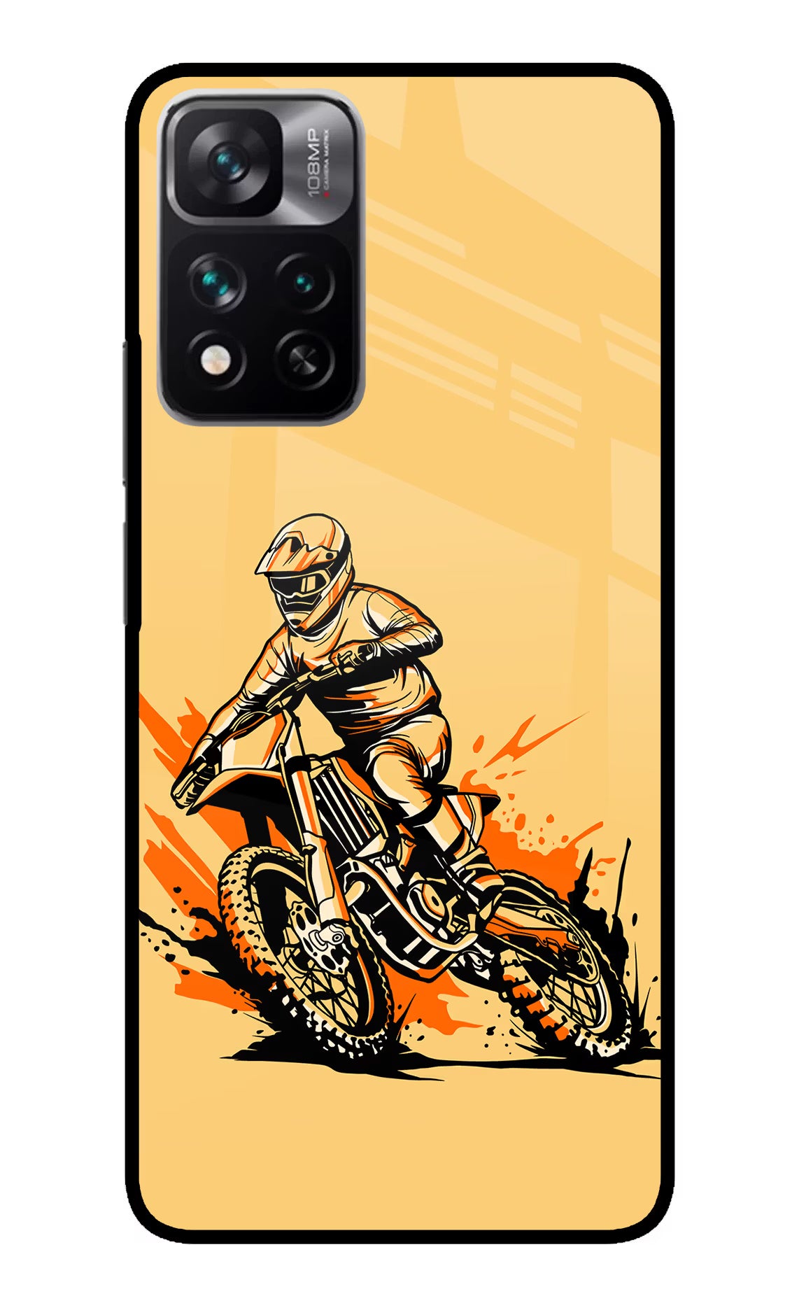 Off-Road Fury Redmi Note 13 Pro 5G Glass Case Back Cover by Casekaro
