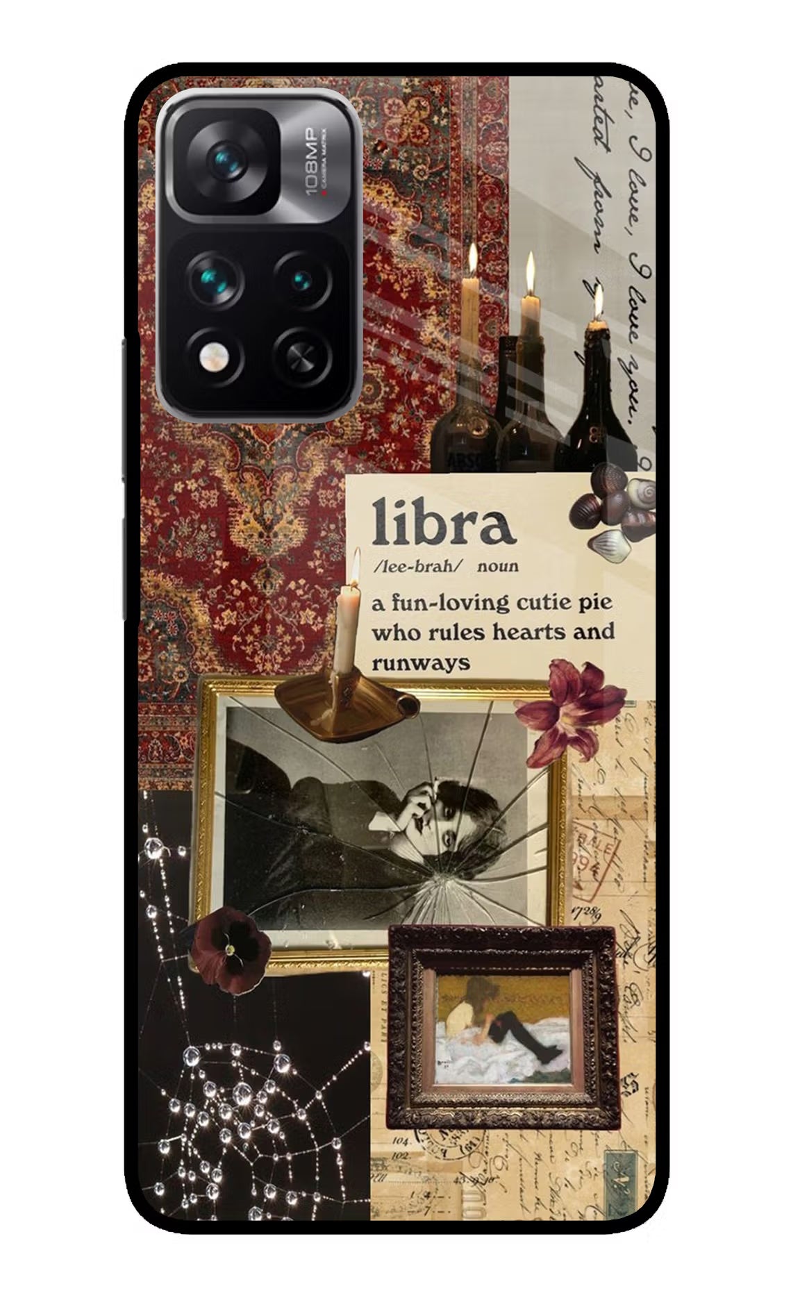 Libra Zodiac Redmi Note 13 Pro 5G Glass Case Back Cover by Casekaro