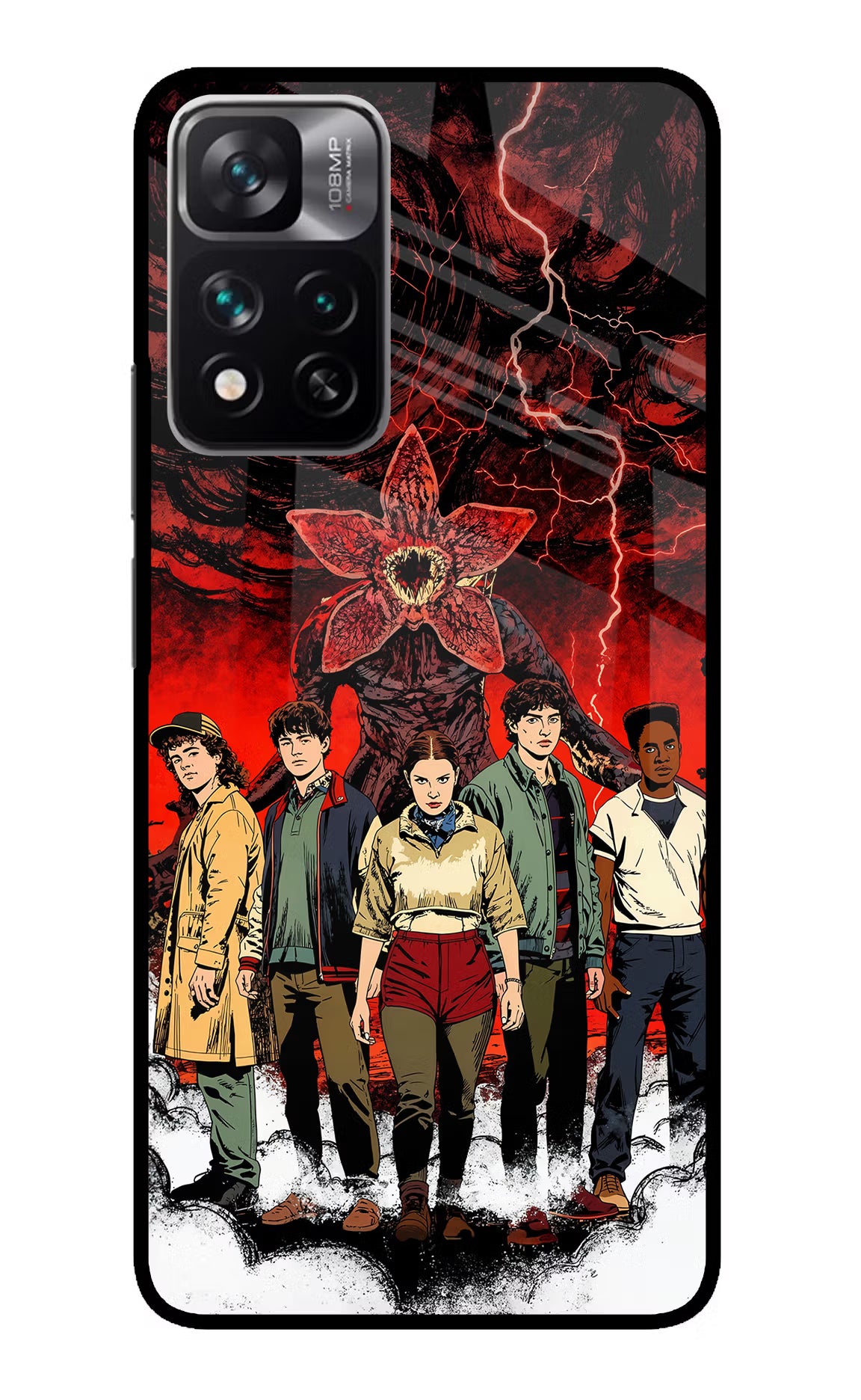 Ordinary Things Characters Redmi Note 13 Pro 5G Glass Case Back Cover by Casekaro