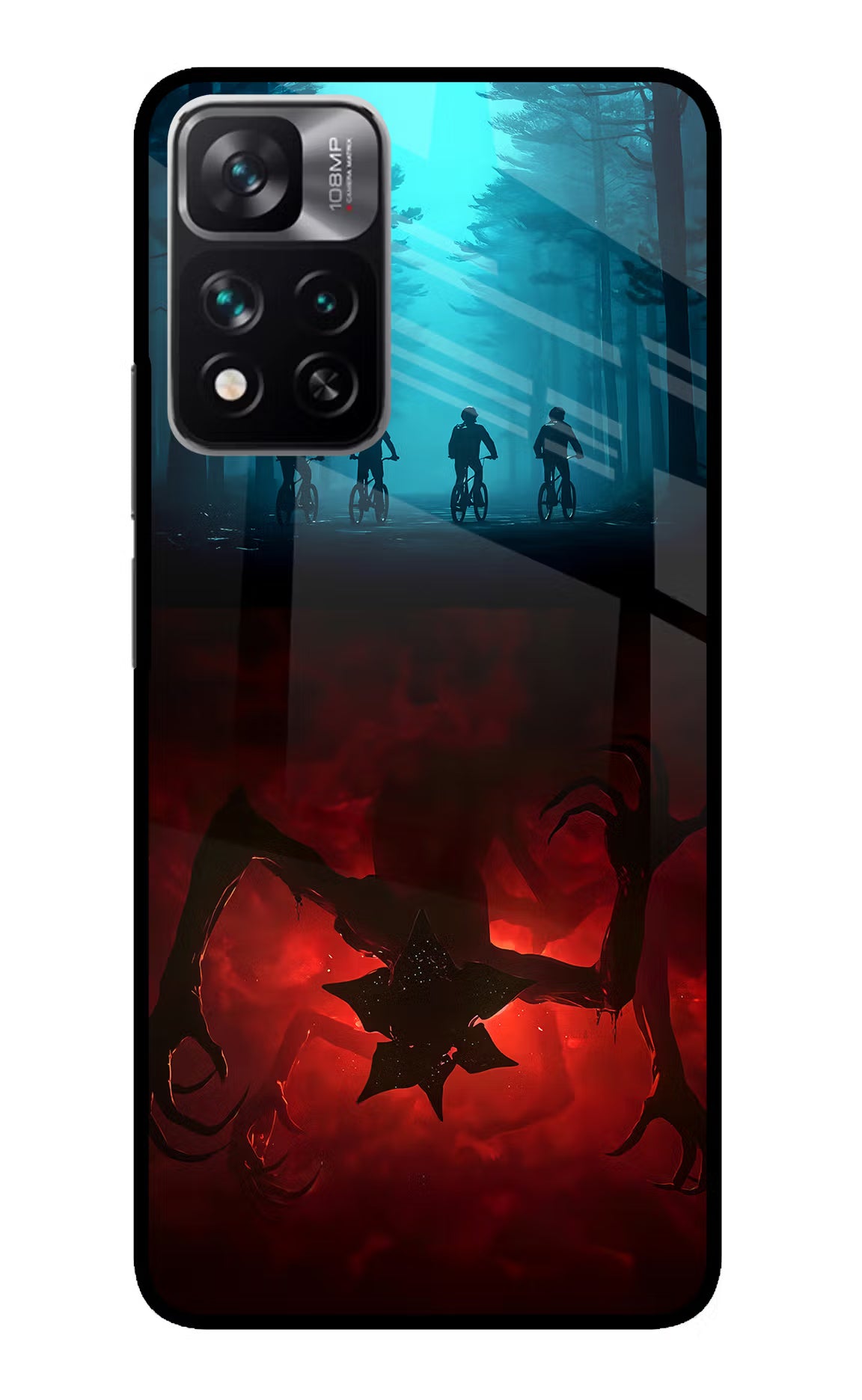 Ordinary Things Downside Up Redmi Note 13 Pro 5G Glass Case Back Cover by Casekaro