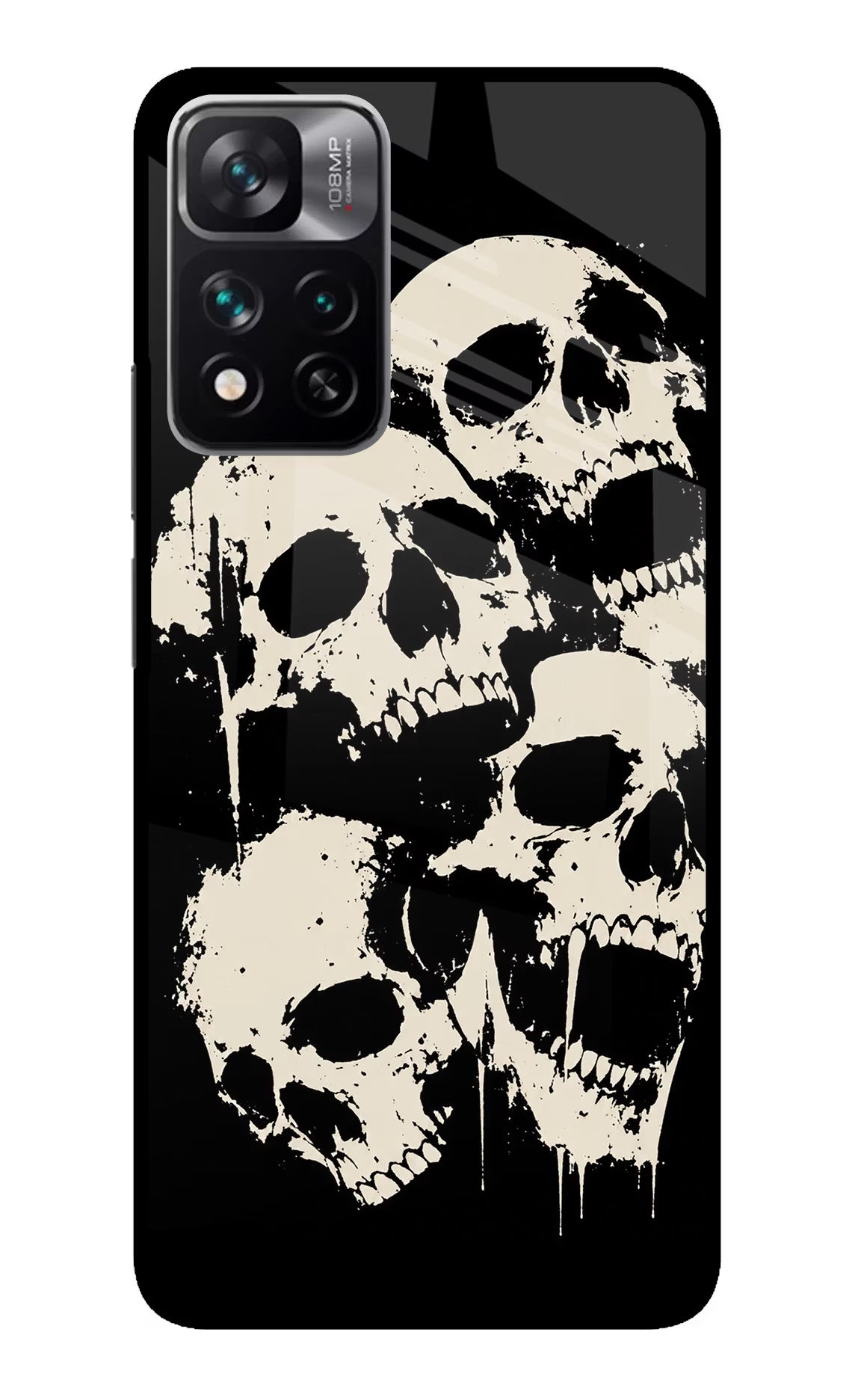 Dead Stack Redmi Note 13 Pro 5G Glass Case Back Cover by Casekaro