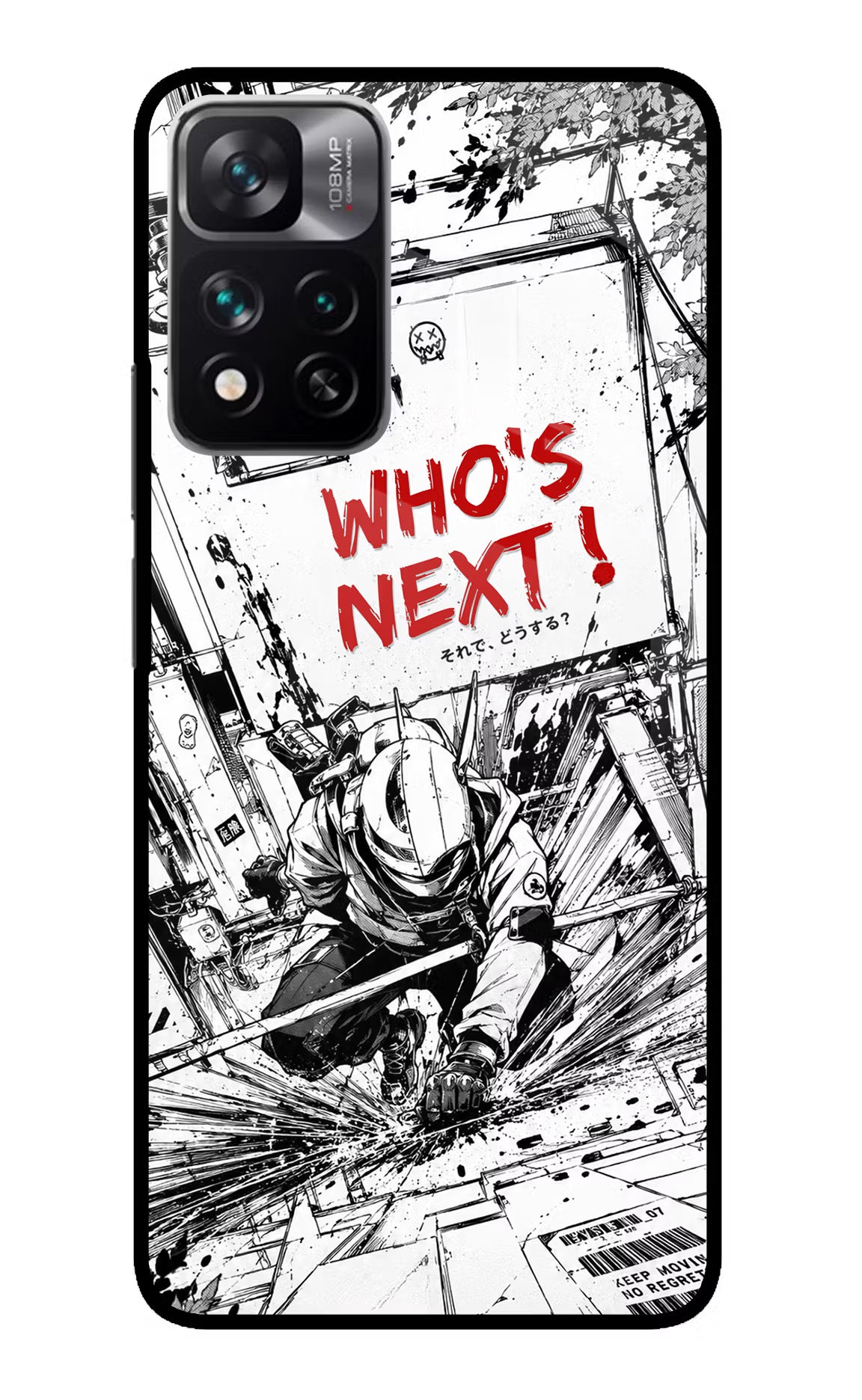 Who's Next Redmi Note 13 Pro 5G Glass Case Back Cover by Casekaro