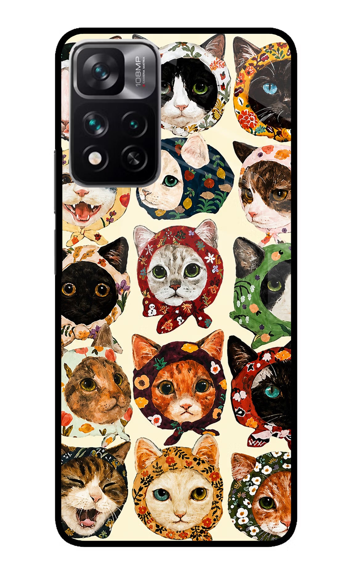 Cool Cat Redmi Note 13 Pro 5G Glass Case