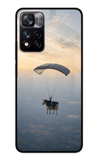 Skydiving Cow Redmi Note 13 Pro 5G Glass Case