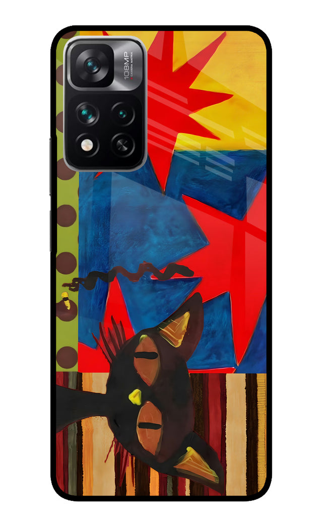 Pop Cat Redmi Note 13 Pro 5G Glass Case