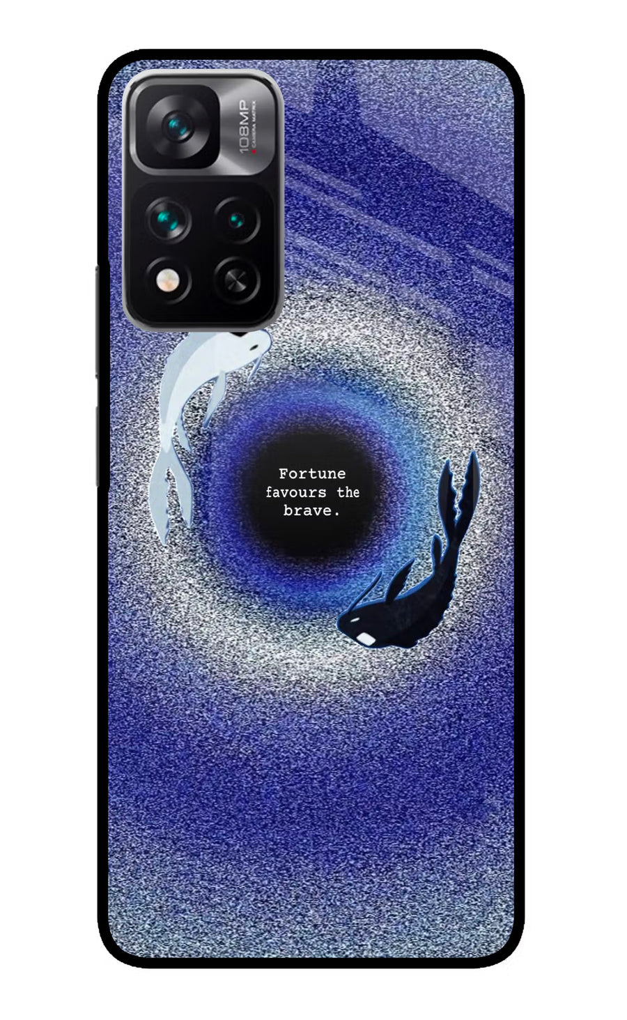 Dark Koi Redmi Note 13 Pro 5G Back Cover, Glass case