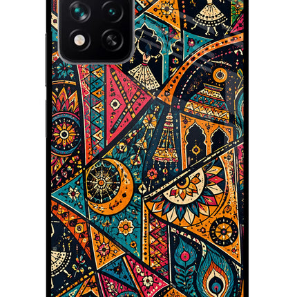 Folk Print Redmi Note 13 Pro 5G Glass Case