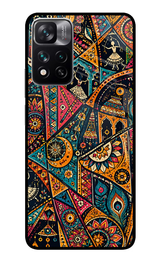 Folk Print Redmi Note 13 Pro 5G Glass Case