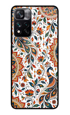 White Mayura Redmi Note 13 Pro 5G Glass Case