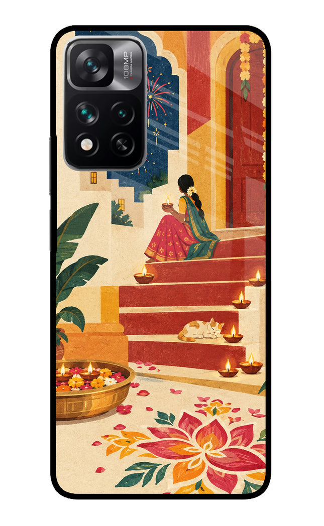 Diwali Rangoli Redmi Note 13 Pro 5G Glass Case
