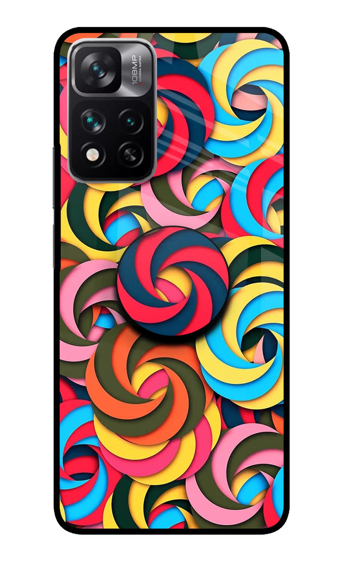Spiral Pattern Redmi Note 13 Pro 5G Pop Case by Casekaro