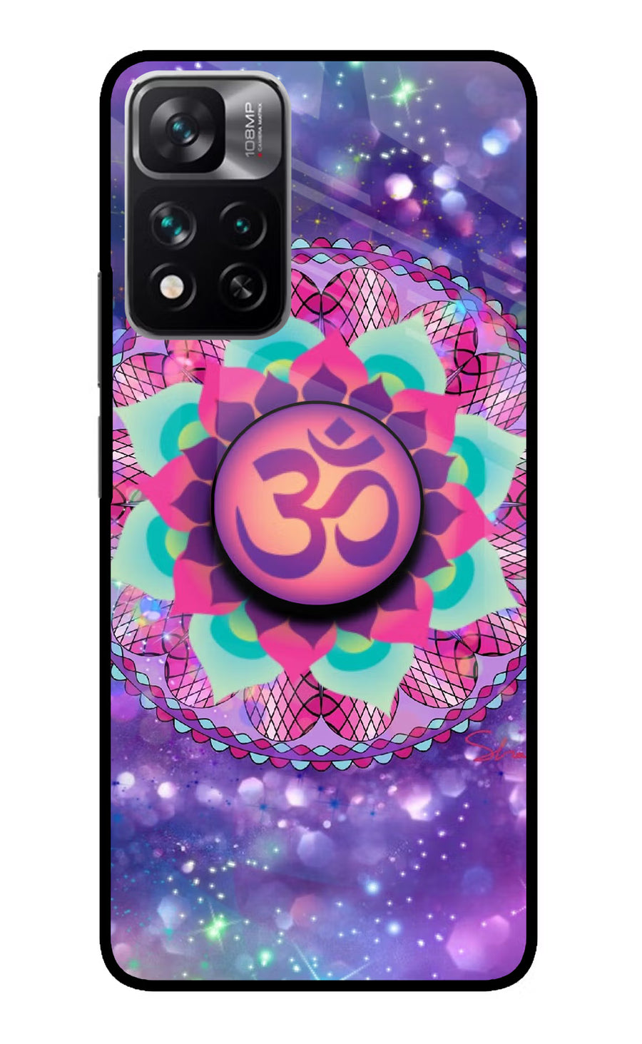 Om Purple Redmi Note 13 Pro 5G Pop Case, Metal case