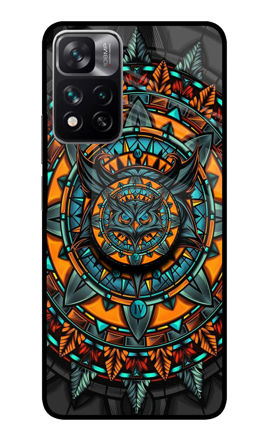 Angry Owl Redmi Note 13 Pro 5G Pop Case, Metal case