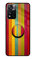 Multicolor Wooden Redmi Note 13 Pro 5G Pop Case by Casekaro