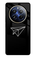 Paper Plane White Realme 12 Pro 5G/12 Pro+ 5G Glass Case