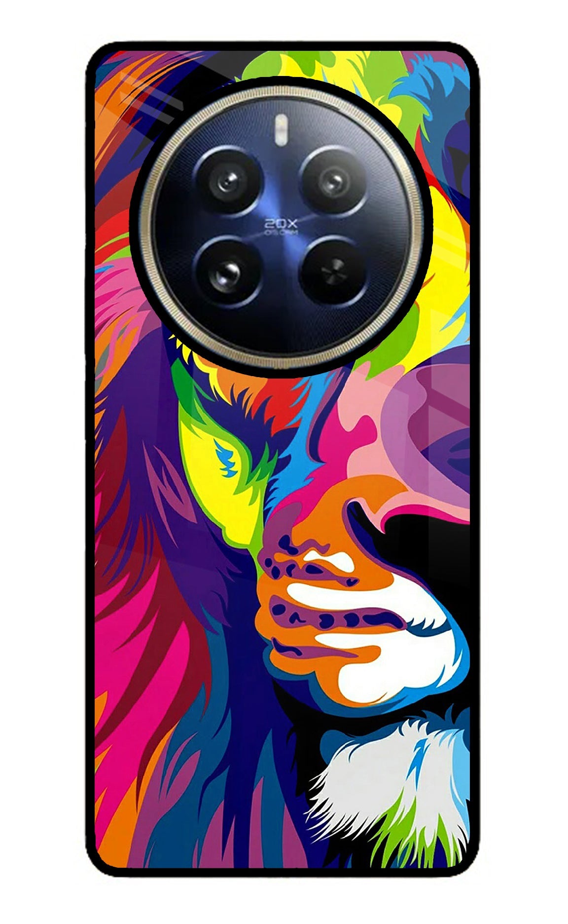 Lion Half Face Realme 12 Pro 5G/12 Pro+ 5G Back Cover