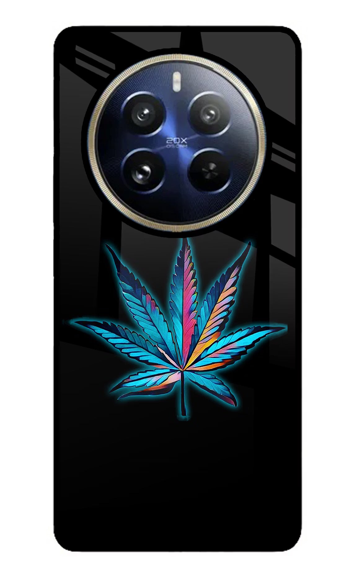 Weed Realme 12 Pro 5G/12 Pro+ 5G Glass Case Back Cover by Casekaro
