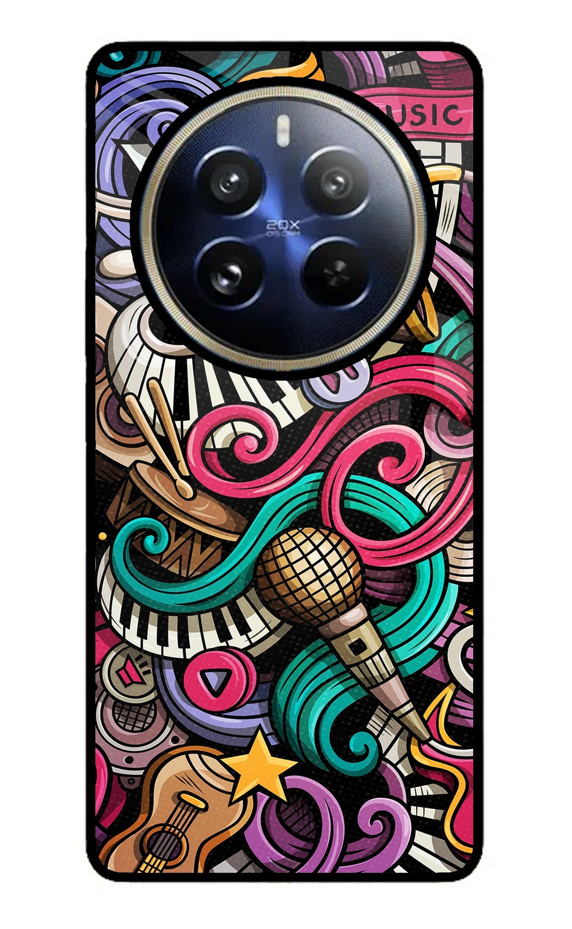 Music Abstract Realme 12 Pro 5G/12 Pro+ 5G Back Cover