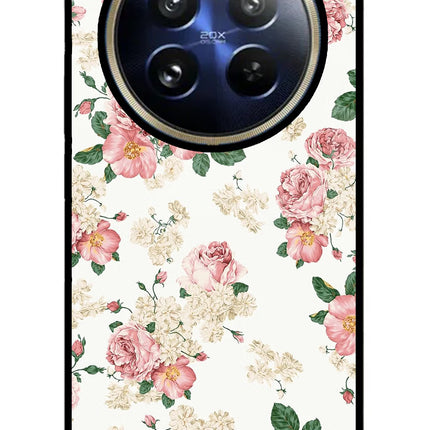 Flowers Realme 12 Pro 5G/12 Pro+ 5G Glass Case