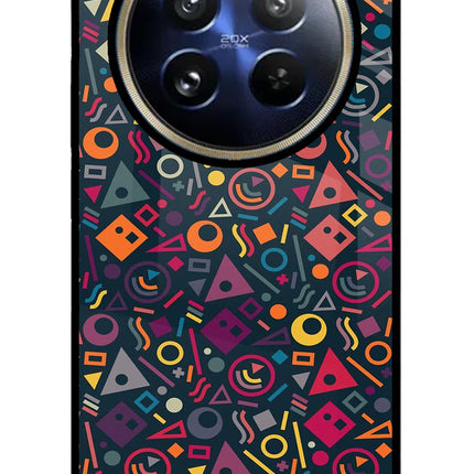 Geometric Abstract Realme 12 Pro 5G/12 Pro+ 5G Glass Case
