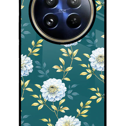 Flowers Realme 12 Pro 5G/12 Pro+ 5G Glass Case