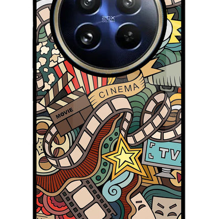 Cinema Abstract Realme 12 Pro 5G/12 Pro+ 5G Glass Case