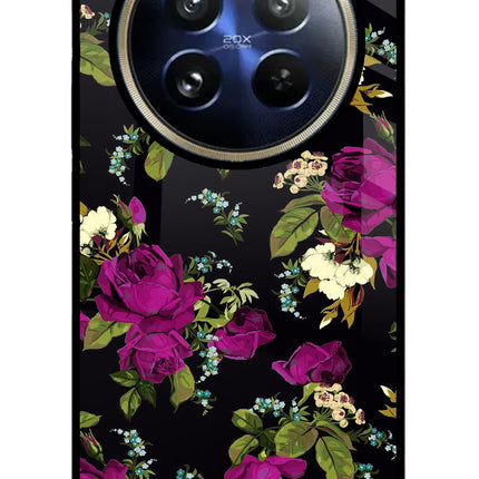 Flowers Realme 12 Pro 5G/12 Pro+ 5G Glass Case