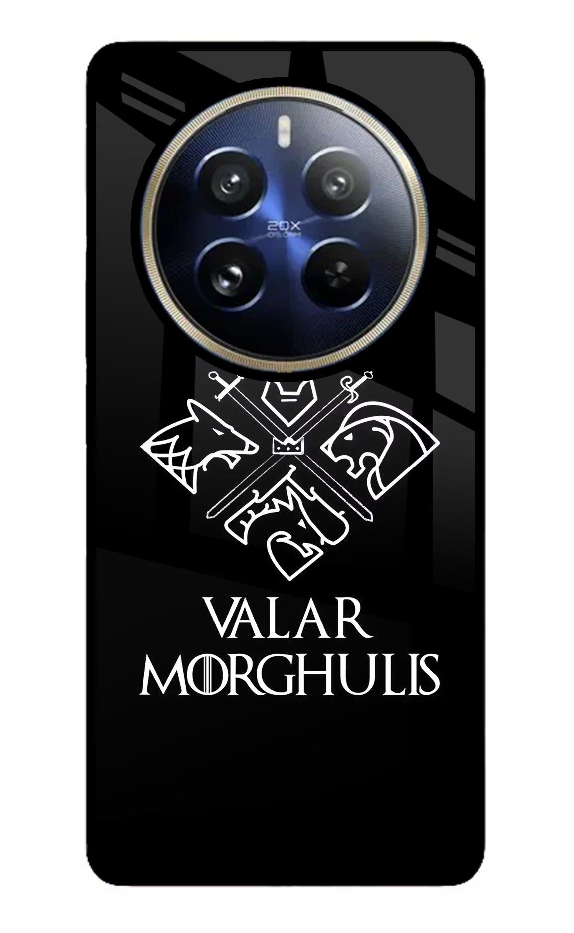 Valar Morghulis | Game Of Thrones Realme 12 Pro 5G/12 Pro+ 5G Glass Case Back Cover by Casekaro