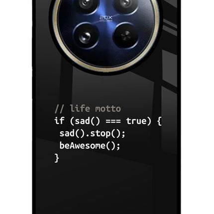 Life Motto Code Realme 12 Pro 5G/12 Pro+ 5G Glass Case