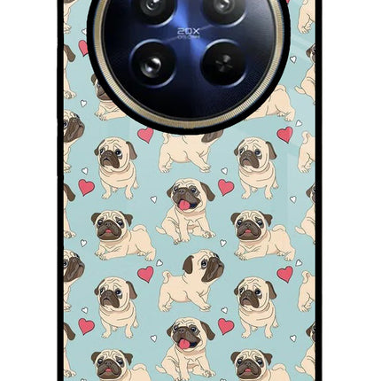 Pug Dog Realme 12 Pro 5G/12 Pro+ 5G Glass Case