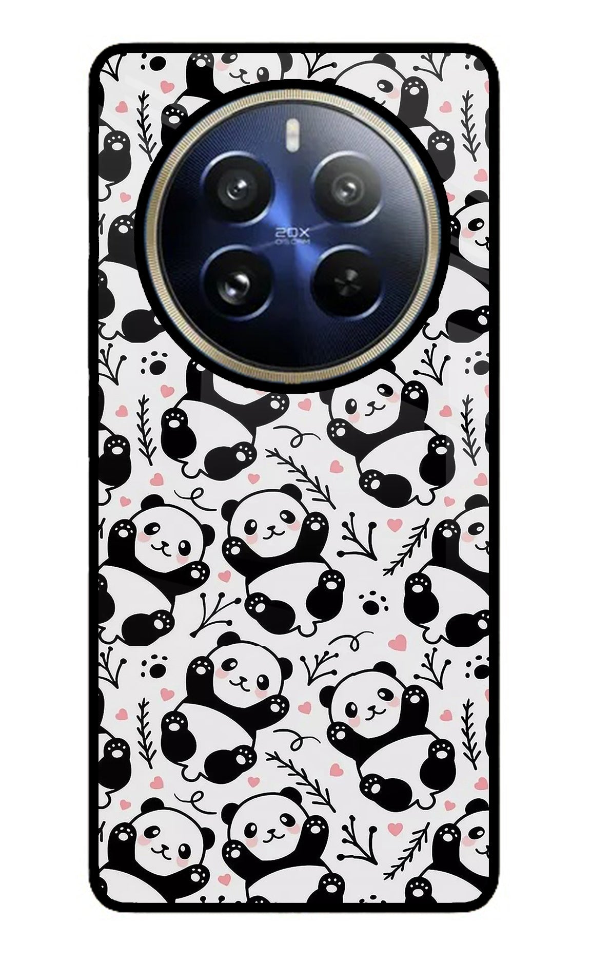 Cute Panda Realme 12 Pro 5G/12 Pro+ 5G Back Cover